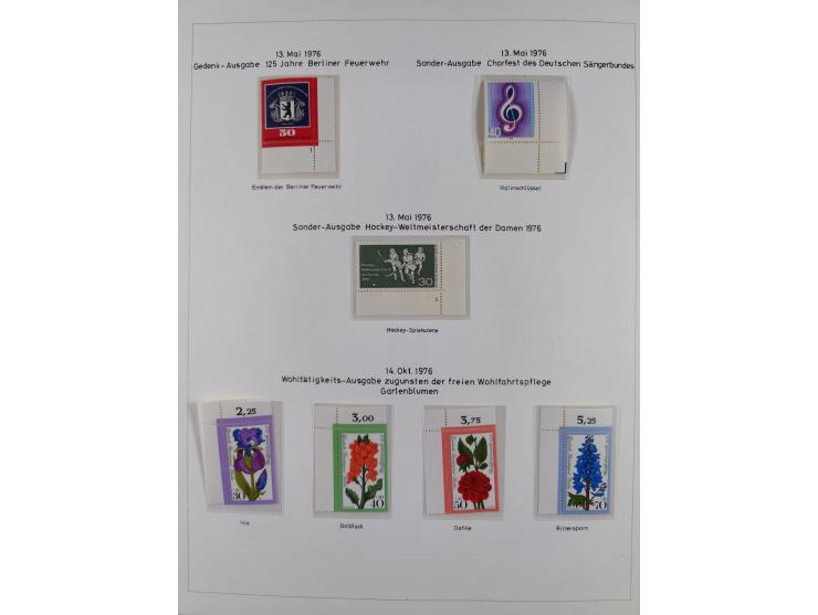 1948/82, in den Hauptnummern kpl. postfrische und zusätzlich gestempelte Sammlung, alle postfrischen Marken bis Mi.-Nr. 74 un