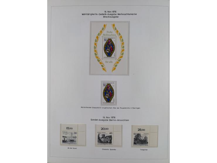 1948/82, in den Hauptnummern kpl. postfrische und zusätzlich gestempelte Sammlung, alle postfrischen Marken bis Mi.-Nr. 74 un