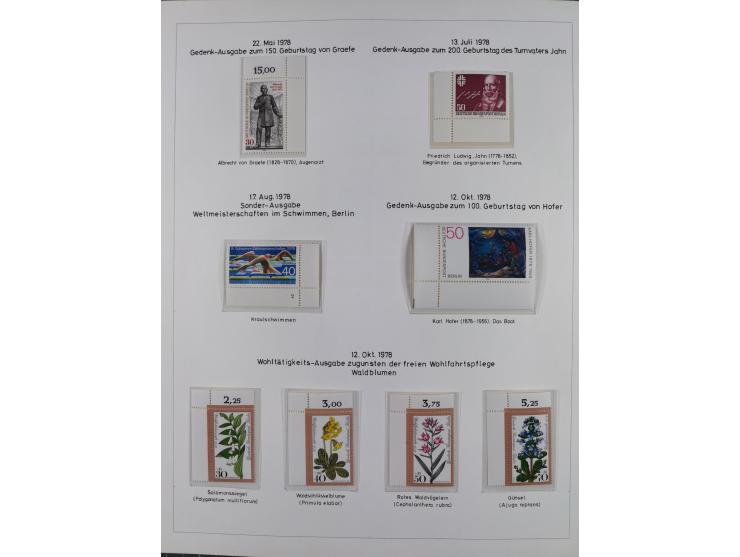 1948/82, in den Hauptnummern kpl. postfrische und zusätzlich gestempelte Sammlung, alle postfrischen Marken bis Mi.-Nr. 74 un