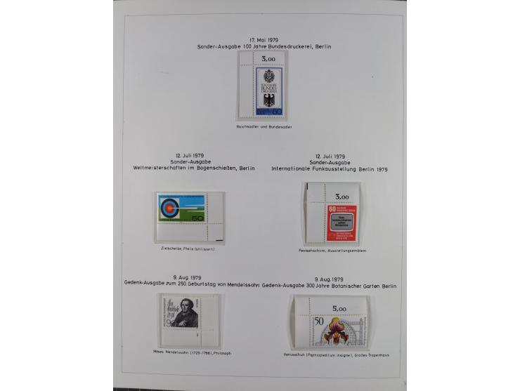 1948/82, in den Hauptnummern kpl. postfrische und zusätzlich gestempelte Sammlung, alle postfrischen Marken bis Mi.-Nr. 74 un