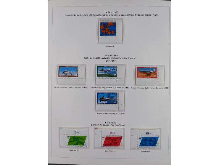 1948/82, in den Hauptnummern kpl. postfrische und zusätzlich gestempelte Sammlung, alle postfrischen Marken bis Mi.-Nr. 74 un