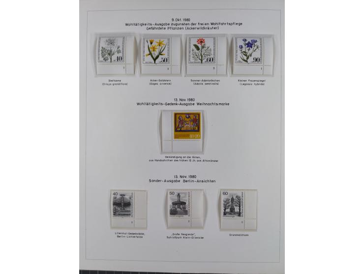 1948/82, in den Hauptnummern kpl. postfrische und zusätzlich gestempelte Sammlung, alle postfrischen Marken bis Mi.-Nr. 74 un