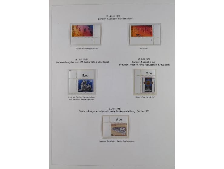 1948/82, in den Hauptnummern kpl. postfrische und zusätzlich gestempelte Sammlung, alle postfrischen Marken bis Mi.-Nr. 74 un