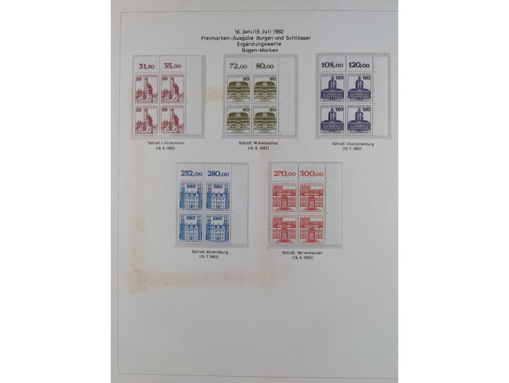 1948/82, in den Hauptnummern kpl. postfrische und zusätzlich gestempelte Sammlung, alle postfrischen Marken bis Mi.-Nr. 74 un
