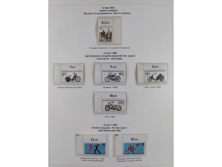 1948/82, in den Hauptnummern kpl. postfrische und zusätzlich gestempelte Sammlung, alle postfrischen Marken bis Mi.-Nr. 74 un