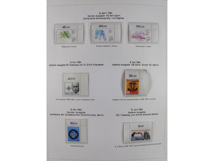 1948/82, in den Hauptnummern kpl. postfrische und zusätzlich gestempelte Sammlung, alle postfrischen Marken bis Mi.-Nr. 74 un