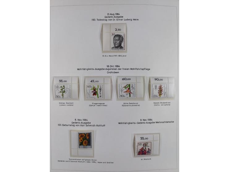 1948/82, in den Hauptnummern kpl. postfrische und zusätzlich gestempelte Sammlung, alle postfrischen Marken bis Mi.-Nr. 74 un