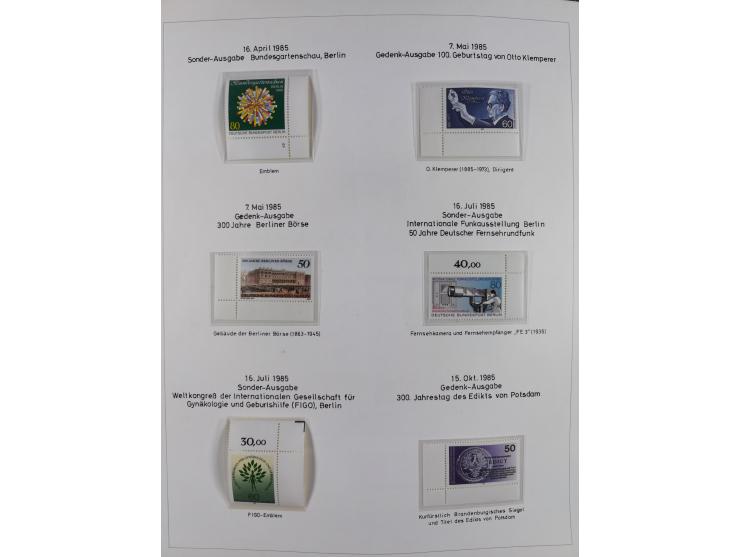 1948/82, in den Hauptnummern kpl. postfrische und zusätzlich gestempelte Sammlung, alle postfrischen Marken bis Mi.-Nr. 74 un