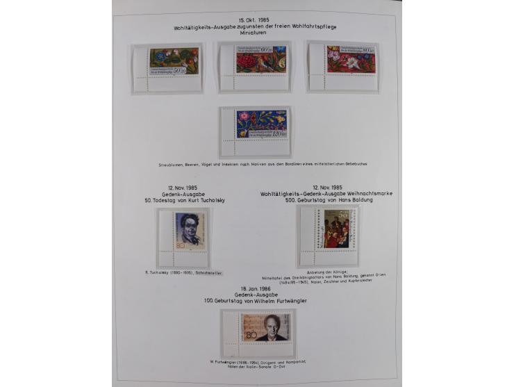 1948/82, in den Hauptnummern kpl. postfrische und zusätzlich gestempelte Sammlung, alle postfrischen Marken bis Mi.-Nr. 74 un