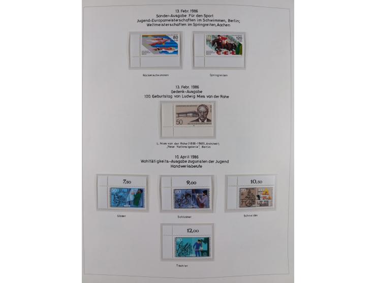 1948/82, in den Hauptnummern kpl. postfrische und zusätzlich gestempelte Sammlung, alle postfrischen Marken bis Mi.-Nr. 74 un