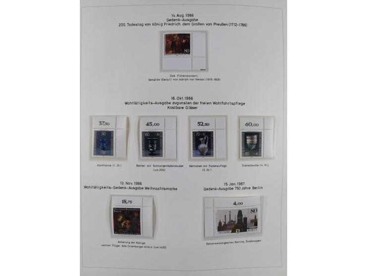 1948/82, in den Hauptnummern kpl. postfrische und zusätzlich gestempelte Sammlung, alle postfrischen Marken bis Mi.-Nr. 74 un