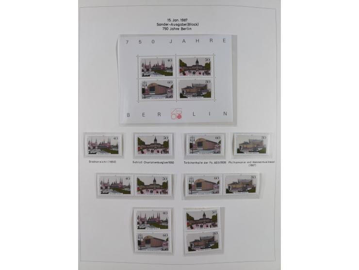 1948/82, in den Hauptnummern kpl. postfrische und zusätzlich gestempelte Sammlung, alle postfrischen Marken bis Mi.-Nr. 74 un