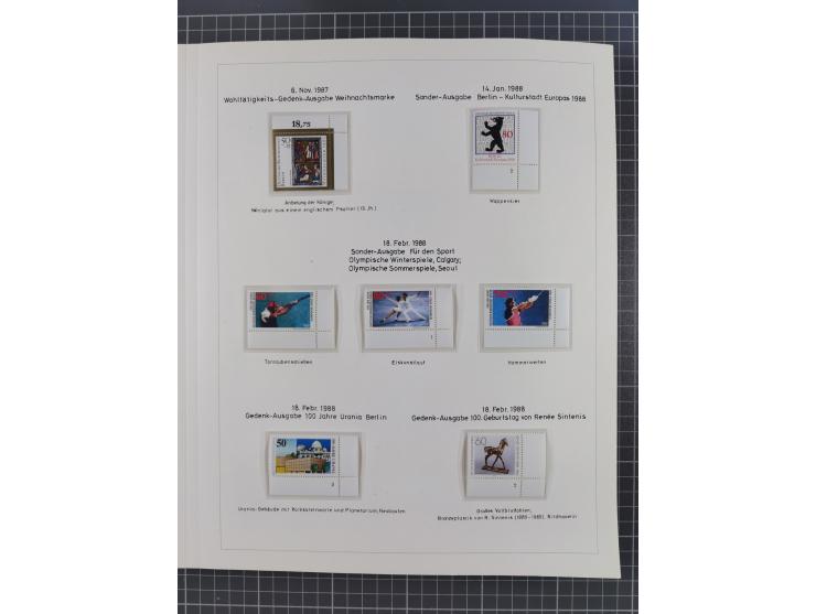 1948/82, in den Hauptnummern kpl. postfrische und zusätzlich gestempelte Sammlung, alle postfrischen Marken bis Mi.-Nr. 74 un