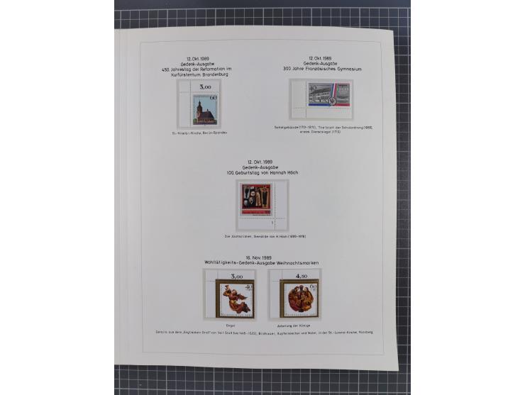 1948/82, in den Hauptnummern kpl. postfrische und zusätzlich gestempelte Sammlung, alle postfrischen Marken bis Mi.-Nr. 74 un