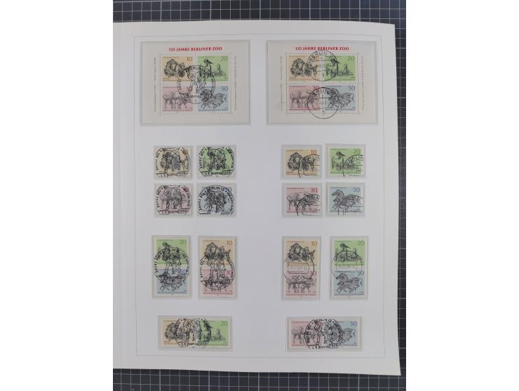 1948/82, in den Hauptnummern kpl. postfrische und zusätzlich gestempelte Sammlung, alle postfrischen Marken bis Mi.-Nr. 74 un