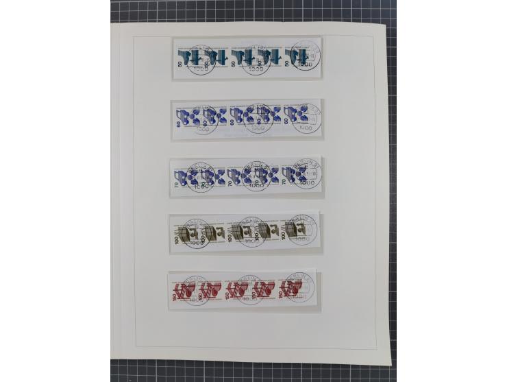 1948/82, in den Hauptnummern kpl. postfrische und zusätzlich gestempelte Sammlung, alle postfrischen Marken bis Mi.-Nr. 74 un