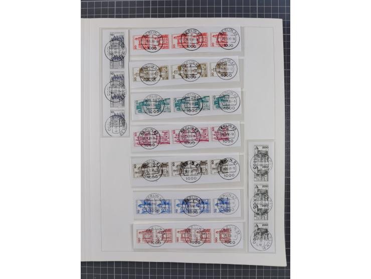 1948/82, in den Hauptnummern kpl. postfrische und zusätzlich gestempelte Sammlung, alle postfrischen Marken bis Mi.-Nr. 74 un