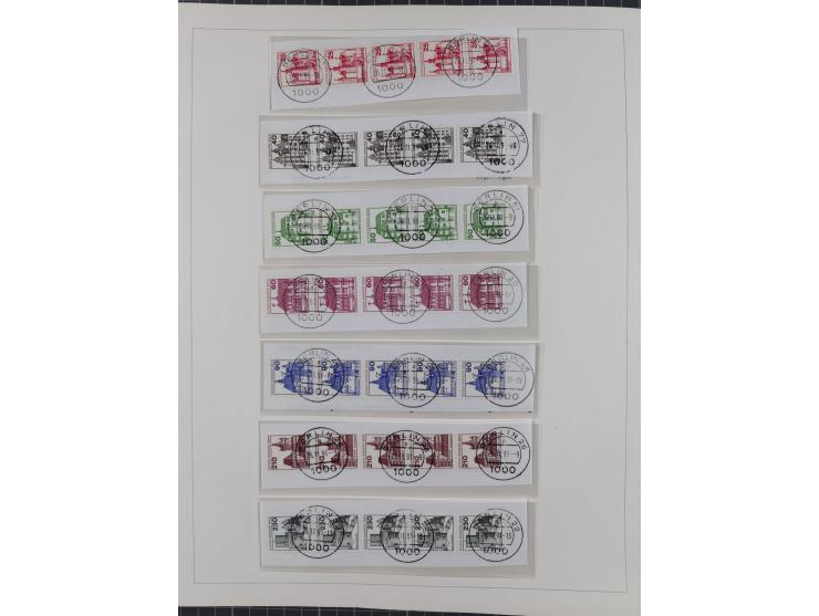 1948/82, in den Hauptnummern kpl. postfrische und zusätzlich gestempelte Sammlung, alle postfrischen Marken bis Mi.-Nr. 74 un