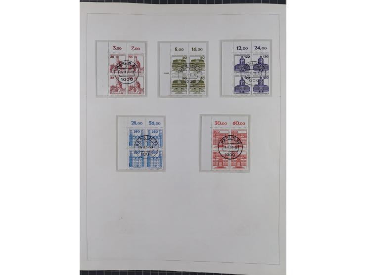 1948/82, in den Hauptnummern kpl. postfrische und zusätzlich gestempelte Sammlung, alle postfrischen Marken bis Mi.-Nr. 74 un