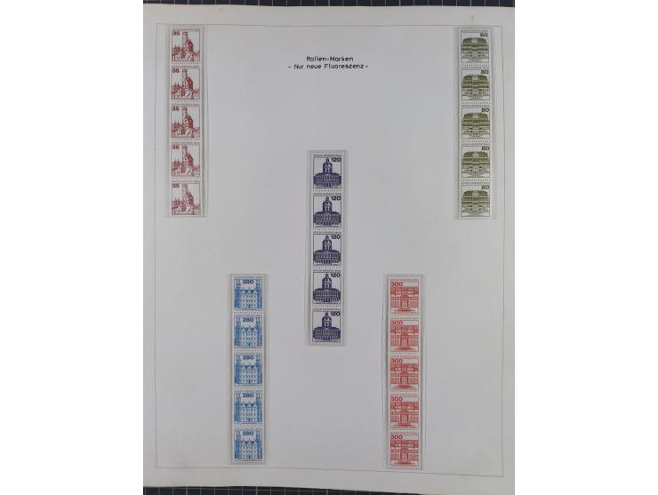 1948/82, in den Hauptnummern kpl. postfrische und zusätzlich gestempelte Sammlung, alle postfrischen Marken bis Mi.-Nr. 74 un