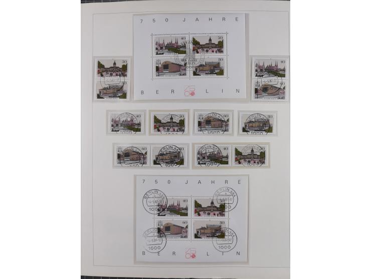 1948/82, in den Hauptnummern kpl. postfrische und zusätzlich gestempelte Sammlung, alle postfrischen Marken bis Mi.-Nr. 74 un