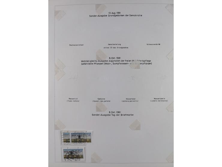 1948/82, in den Hauptnummern kpl. postfrische und zusätzlich gestempelte Sammlung, alle postfrischen Marken bis Mi.-Nr. 74 un