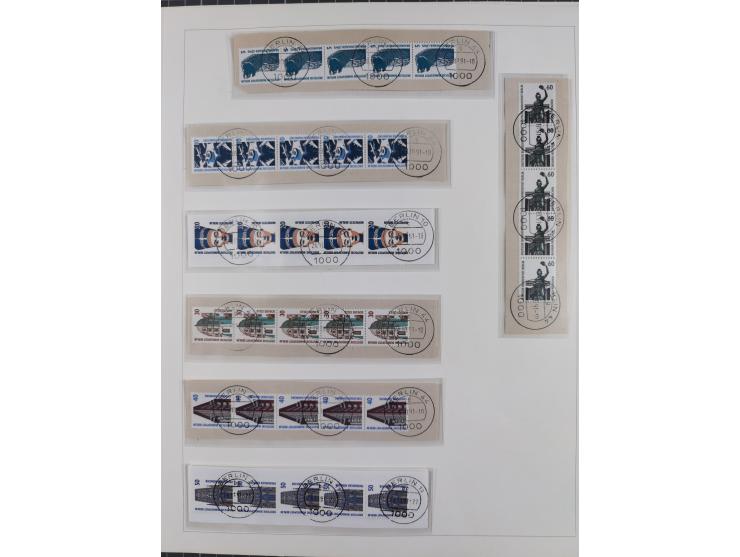 1948/82, in den Hauptnummern kpl. postfrische und zusätzlich gestempelte Sammlung, alle postfrischen Marken bis Mi.-Nr. 74 un