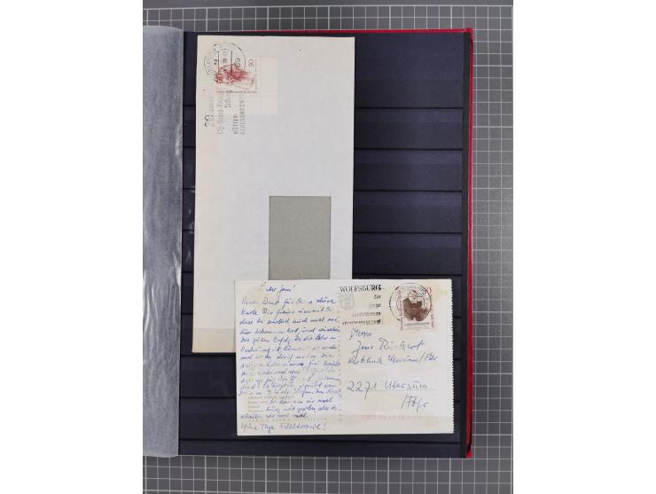 1948/90, in den Hauptnummer kpl. postfrische Sammlung, fast alle besseren Anfangsausgaben inkl. Block 1 sind signiert Schlege