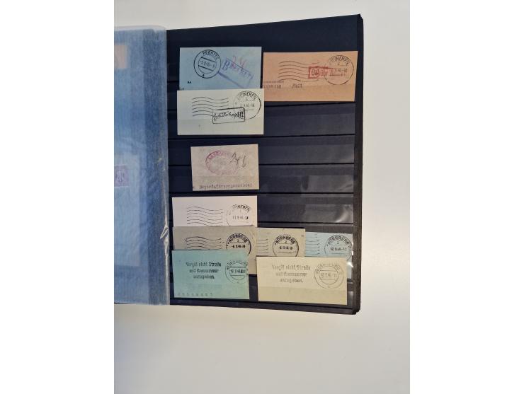 1945/59, postfrische und gestempelte Sammlung ohne SBZ aber mit Saarland mit vielen besseren und kpl. Ausgaben, diversen Brie