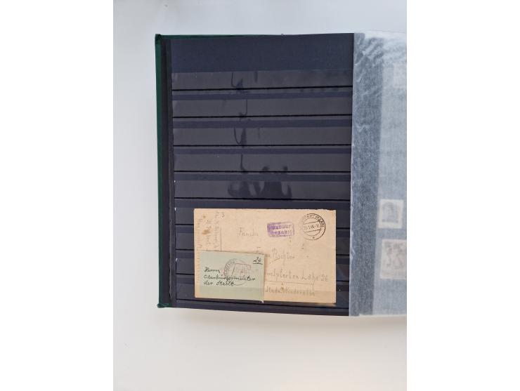 1945/59, postfrische und gestempelte Sammlung ohne SBZ aber mit Saarland mit vielen besseren und kpl. Ausgaben, diversen Brie