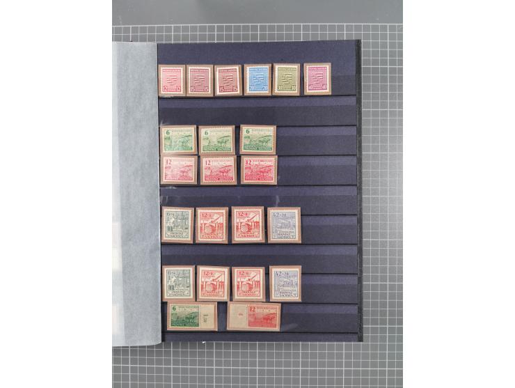 1945/49, postfrische Sammlung mit vielen besseren und kpl. Ausgaben, Farben und weiteren Besonderheiten. Dabei u.a. Mi.-Nr. 3
