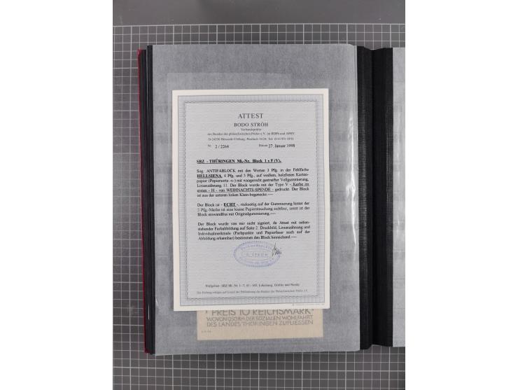 1945/49, postfrische Sammlung mit vielen besseren und kpl. Ausgaben, Farben und weiteren Besonderheiten. Dabei u.a. Mi.-Nr. 3