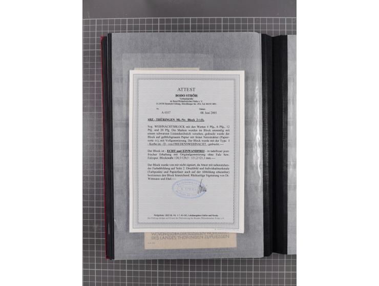 1945/49, postfrische Sammlung mit vielen besseren und kpl. Ausgaben, Farben und weiteren Besonderheiten. Dabei u.a. Mi.-Nr. 3