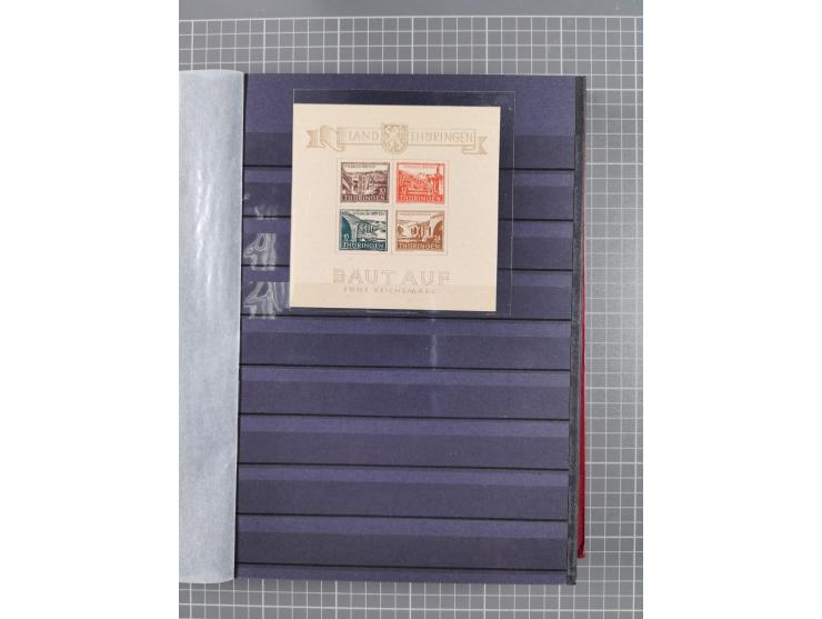 1945/49, postfrische Sammlung mit vielen besseren und kpl. Ausgaben, Farben und weiteren Besonderheiten. Dabei u.a. Mi.-Nr. 3