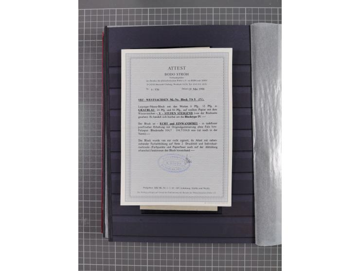 1945/49, postfrische Sammlung mit vielen besseren und kpl. Ausgaben, Farben und weiteren Besonderheiten. Dabei u.a. Mi.-Nr. 3