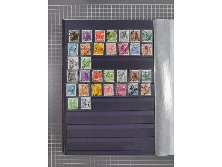 1945/49, postfrische Sammlung mit vielen besseren und kpl. Ausgaben, Farben und weiteren Besonderheiten. Dabei u.a. Mi.-Nr. 3