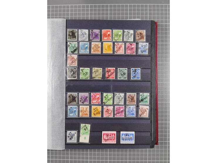 1945/49, postfrische Sammlung mit vielen besseren und kpl. Ausgaben, Farben und weiteren Besonderheiten. Dabei u.a. Mi.-Nr. 3