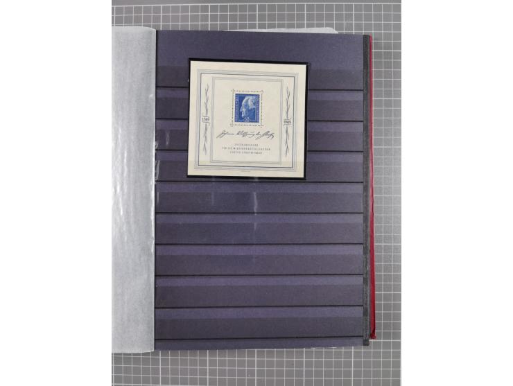 1945/49, postfrische Sammlung mit vielen besseren und kpl. Ausgaben, Farben und weiteren Besonderheiten. Dabei u.a. Mi.-Nr. 3