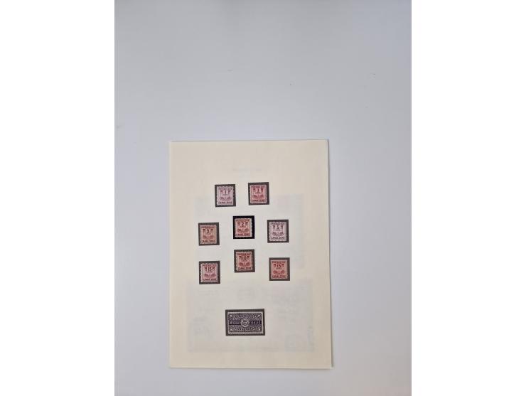 1904/78, very interesting and substantial unused and used collection with covers, starting with MI.-Nr. 1-3 unused and on cov