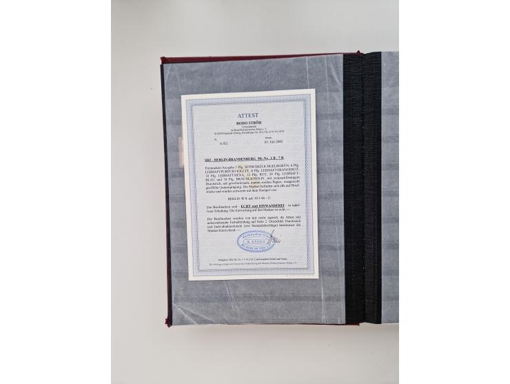 1945/49, gestempelte Sammlung mit vielen besseren und kpl. Ausgaben, Farben und weiteren Besonderheiten. Dabei u.a. Mi.-Nr. 4