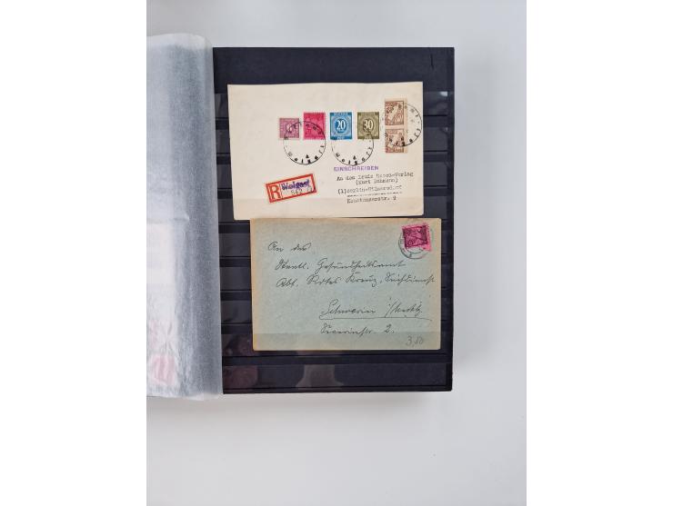 1945/49, gestempelte Sammlung mit vielen besseren und kpl. Ausgaben, Farben und weiteren Besonderheiten. Dabei u.a. Mi.-Nr. 4