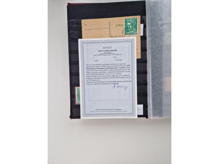 1945/49, gestempelte Sammlung mit vielen besseren und kpl. Ausgaben, Farben und weiteren Besonderheiten. Dabei u.a. Mi.-Nr. 4
