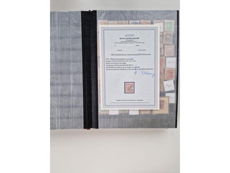 1945/49, gestempelte Sammlung mit vielen besseren und kpl. Ausgaben, Farben und weiteren Besonderheiten. Dabei u.a. Mi.-Nr. 4