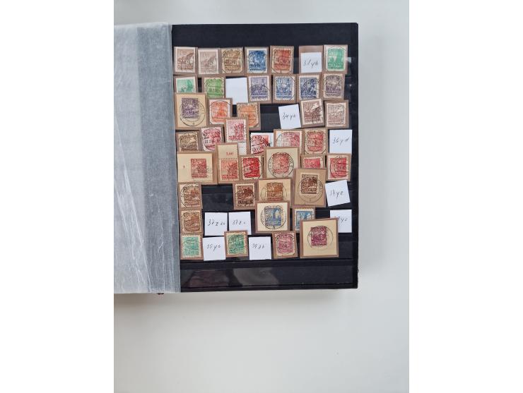 1945/49, gestempelte Sammlung mit vielen besseren und kpl. Ausgaben, Farben und weiteren Besonderheiten. Dabei u.a. Mi.-Nr. 4