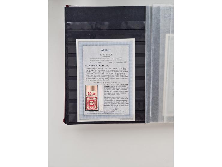 1945/49, gestempelte Sammlung mit vielen besseren und kpl. Ausgaben, Farben und weiteren Besonderheiten. Dabei u.a. Mi.-Nr. 4