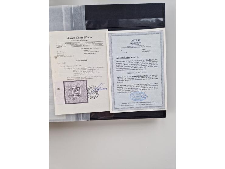 1945/49, gestempelte Sammlung mit vielen besseren und kpl. Ausgaben, Farben und weiteren Besonderheiten. Dabei u.a. Mi.-Nr. 4