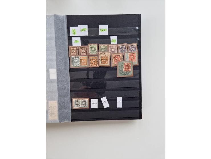 1945/49, gestempelte Sammlung mit vielen besseren und kpl. Ausgaben, Farben und weiteren Besonderheiten. Dabei u.a. Mi.-Nr. 4