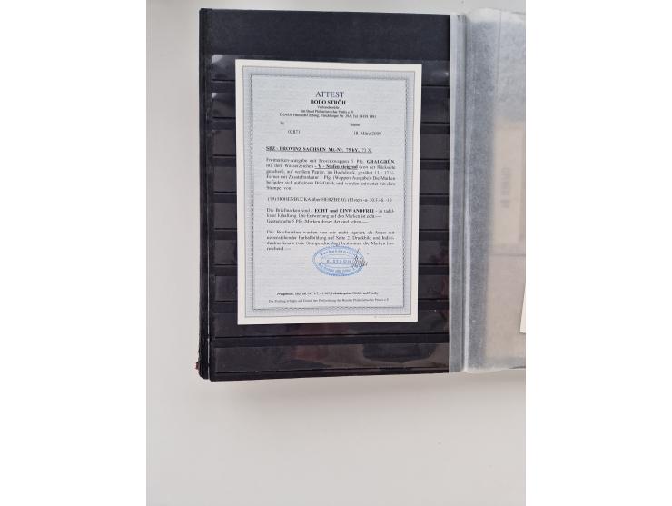 1945/49, gestempelte Sammlung mit vielen besseren und kpl. Ausgaben, Farben und weiteren Besonderheiten. Dabei u.a. Mi.-Nr. 4