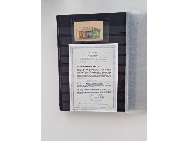 1945/49, gestempelte Sammlung mit vielen besseren und kpl. Ausgaben, Farben und weiteren Besonderheiten. Dabei u.a. Mi.-Nr. 4