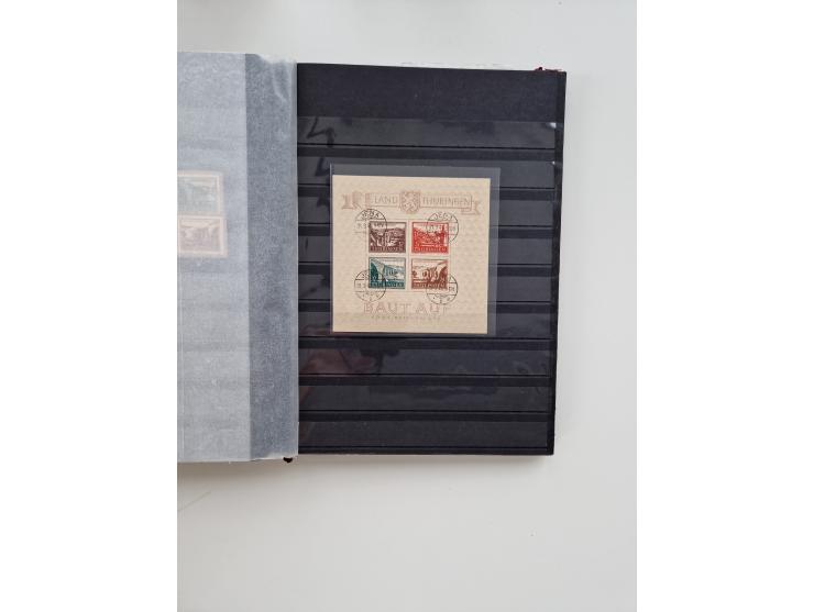 1945/49, gestempelte Sammlung mit vielen besseren und kpl. Ausgaben, Farben und weiteren Besonderheiten. Dabei u.a. Mi.-Nr. 4